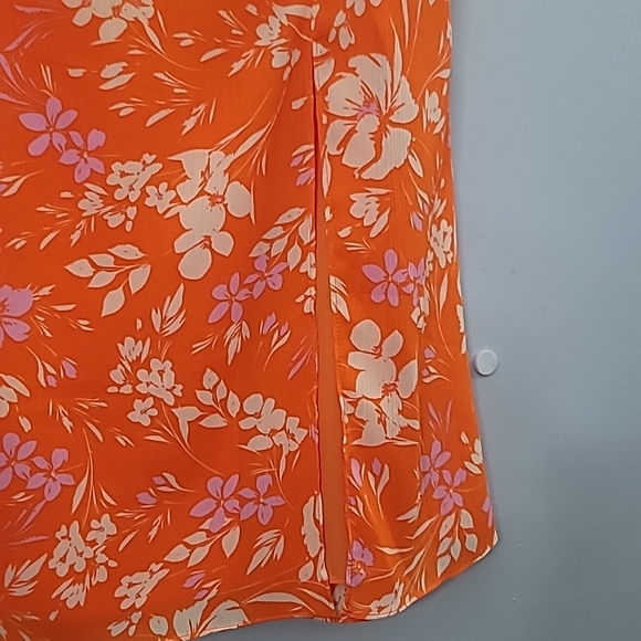 Sage The LabelAurora Floral Side Slit Midi Skirt - Picture 6 of 8